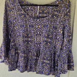 Free People Bohemian Chic Top Size XS
